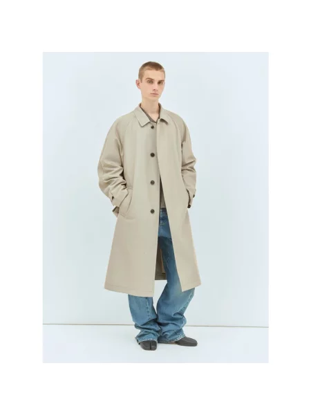 Długi płaszcz Maison Margiela beżowy