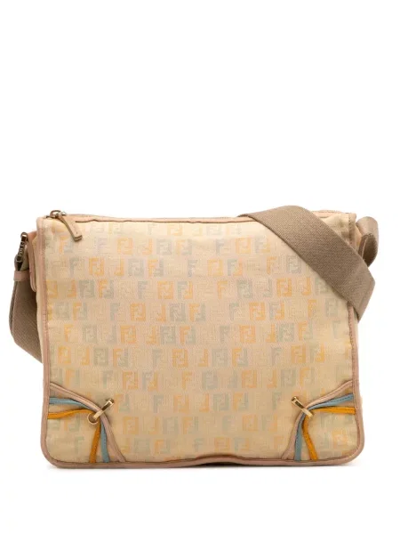 Plátěný přívěsek Fendi Pre-owned hnědý