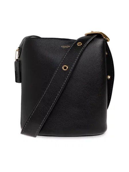 Coach torebka crossbody skórzana Bleecker Bucket Bag 21 czarny
