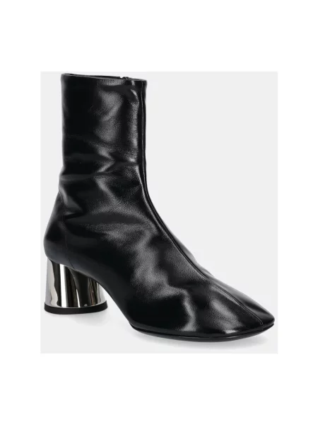 Botki Proenza Schouler skórzane czarne