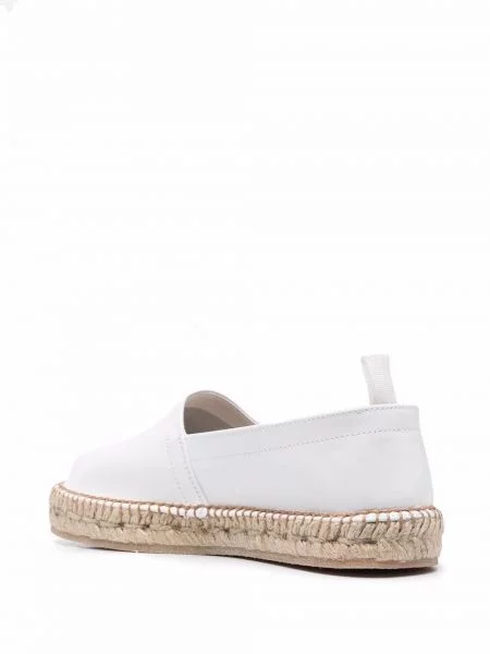 Pletené espadrilky Scarosso bílé