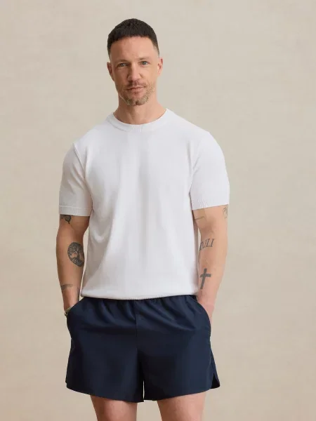 DAN FOX APPAREL Tricou Matteo' alb