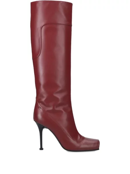 Botine Premiata cu vârf pătrat roșu