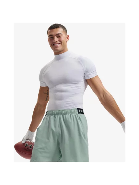 Koszulka z krótkim rękawem Under Armour HeatGear Compression S biały
