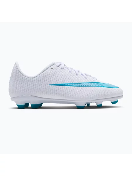 Încălțăminte de fotbal pentru copii Nike Mercurial Vapor 17 Club Jr MG white/dusty cactus alb
