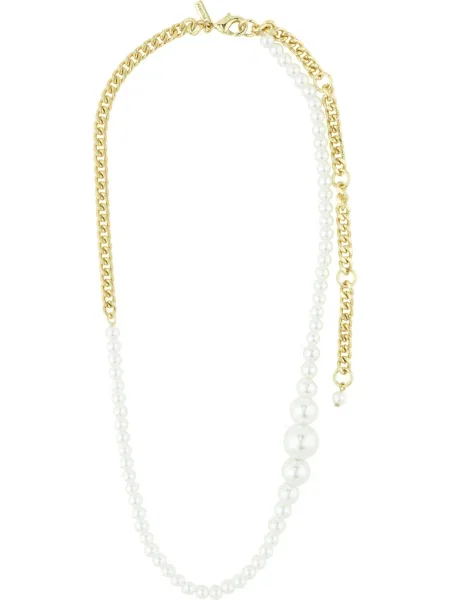 Pilgrim Verižica Relando zlata / biserno bela
