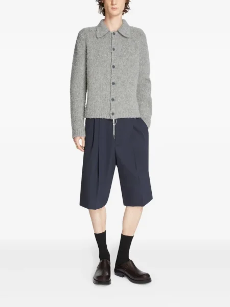 Saboți Dries Van Noten din piele slip-on maro