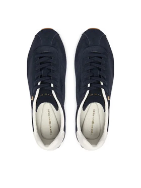 Sportcipők Tommy Hilfiger Th Bella Low Runner Suede Sötétkék kék