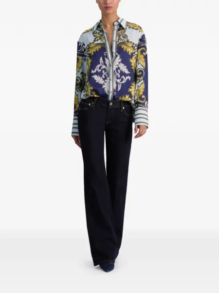 Cămașă Alice + Olivia cu imagine albastru