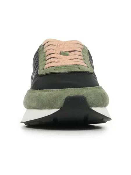 Šněrovací krajkové retro tenisky Calvin Klein Jeans černé