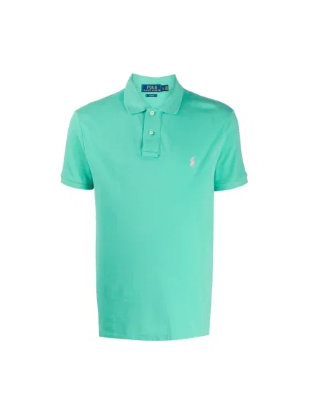 Koszulka polo Polo Ralph Lauren z siateczką zielona