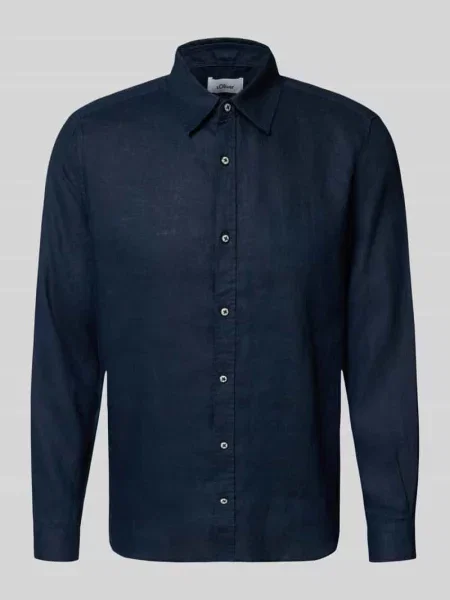 Koszula casualowa o kroju regular fit z czystego lnu S.oliver Red Label