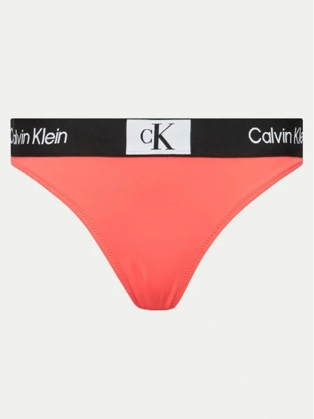 Calvin Klein Swimwear Bikini partea de jos Coral roz