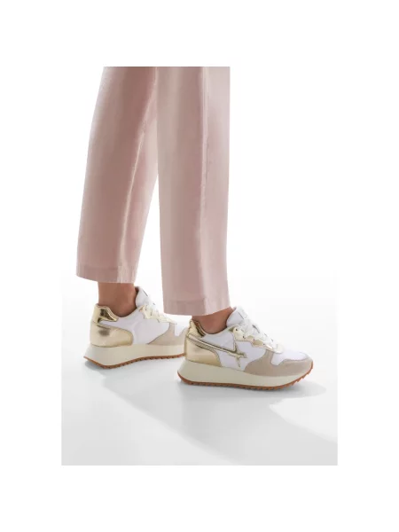 Sneakersy W6yz zamszowe białe