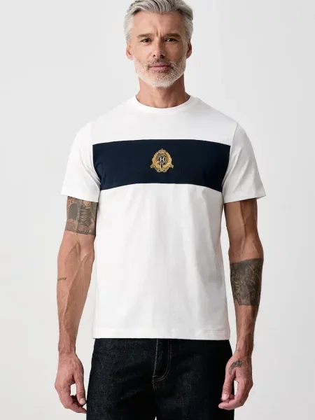 Hackett London tricou pentru bărbați din alb