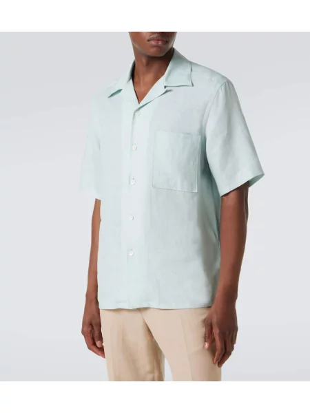Cămașă Zegna de in alb