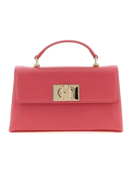 Torebka crossbody Furla skórzana różowa