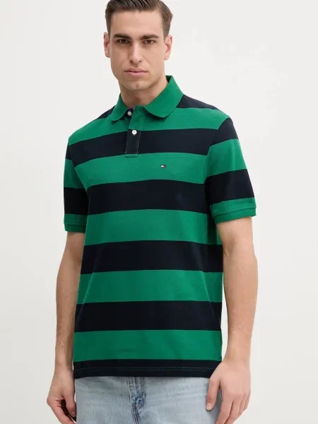 Tommy Hilfiger tricou polo verde