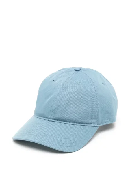 Șapcă Lacoste din țesătură twill albastru