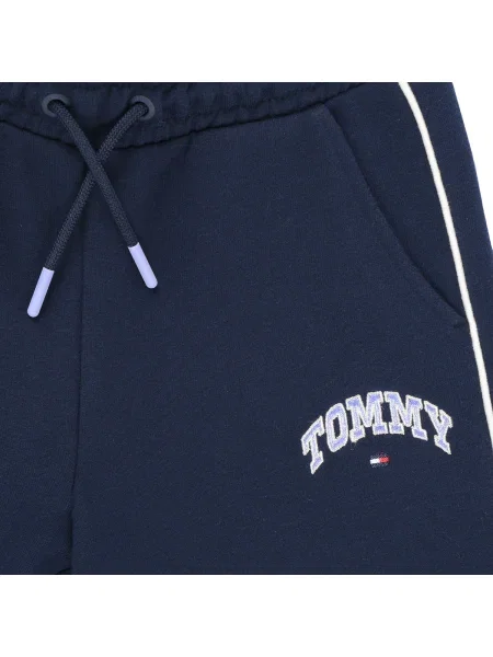 Pantaloni sport copii Tommy Hilfiger albastru