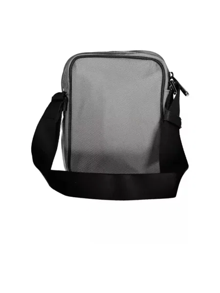 Lniana torba na ramię Calvin Klein w miejskim stylu czarna