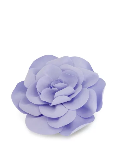 Brosa Paula cu model floral albastru