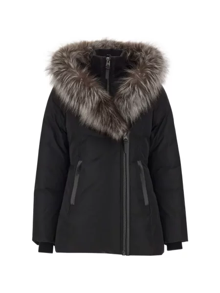 Palton de blană Mackage cu blană negru