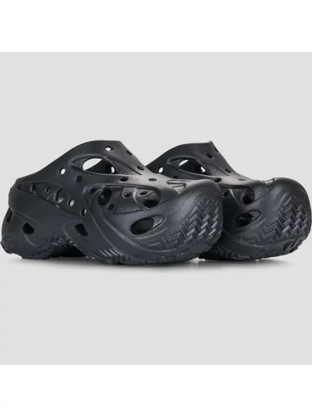 Crocs papuci Caged W Clog negru