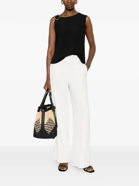 Pantaloni Pennyblack alb