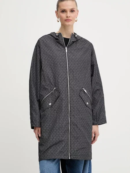 MICHAEL Michael Kors geacă gri de tranziție oversize negru
