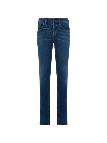 Blugi skinny Diesel cu 5 buzunare skinny fit albastru
