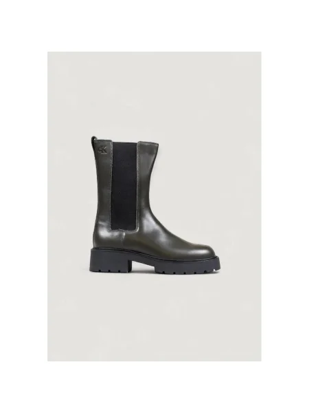 Botine chelsea Calvin Klein chunky negru