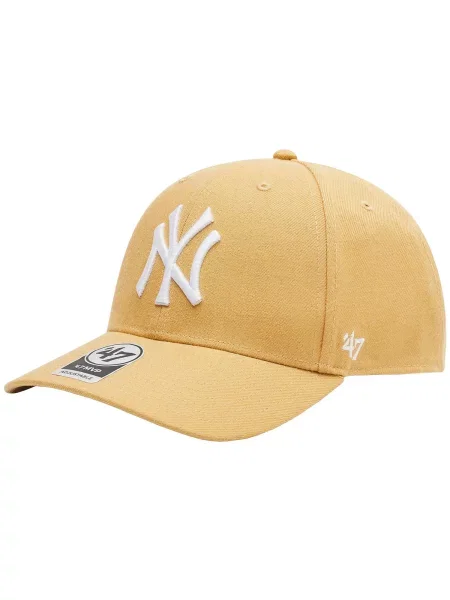 47 Brand New York Yankees MVP Cap Czapka z daszkiem dla dorosłych beżowa