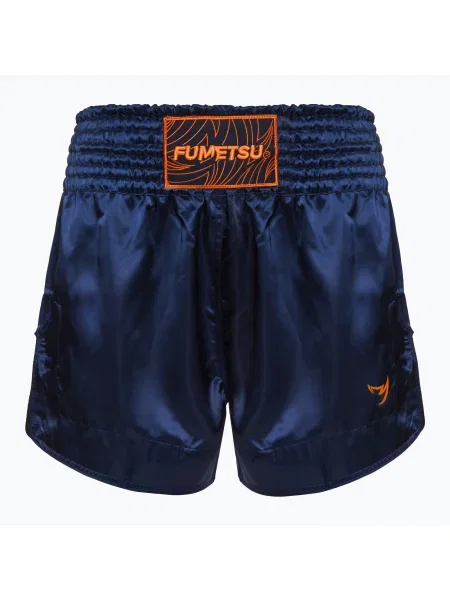 FUMETSU Origins Мъжки шорти за тренировка по муай тай тъмносин синьо