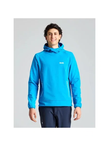 Hanorac cu glugă Slam din fleece albastru