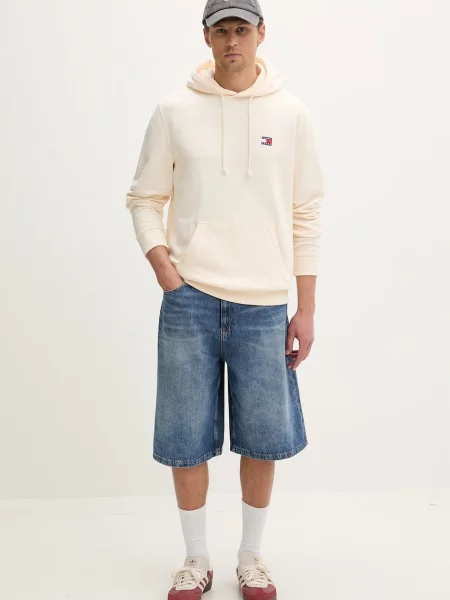 Tommy Jeans kratke hlače denimove modra