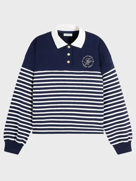 У смужку светр Tommy Hilfiger синій