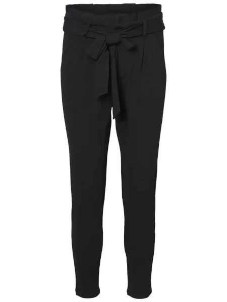 Vero Moda Tall Hlače s naborima Eva' crna