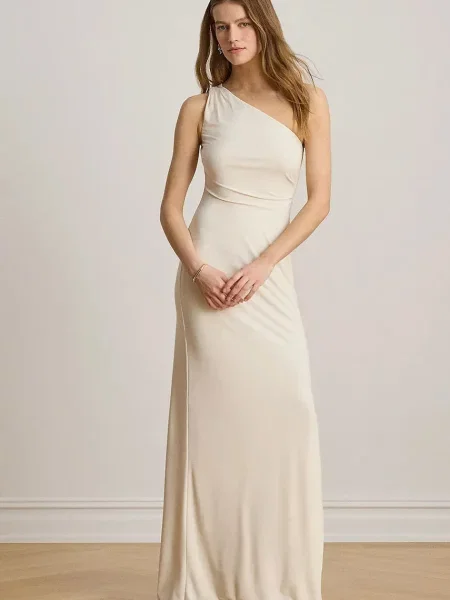 Lauren Ralph Lauren Rochie de seară crem bej