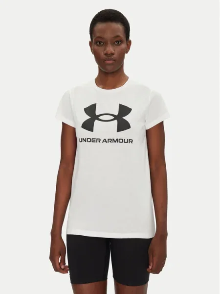 Tricou Under Armour cu autograf alb