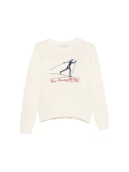 Sweter Sporty And Rich biały