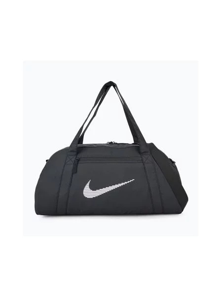 Тренувальна сумка Nike Gym Club 24 л чорна/чорна/біла біла