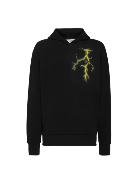 Bluza z kapturem Philipp Plein z kapturem czarna