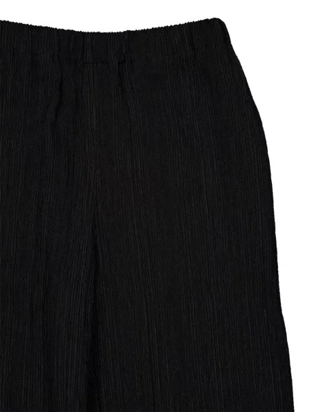 Pantaloni palazzo 120% Lino negru