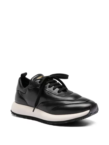 Sneakerși Officine Creative din piele negru