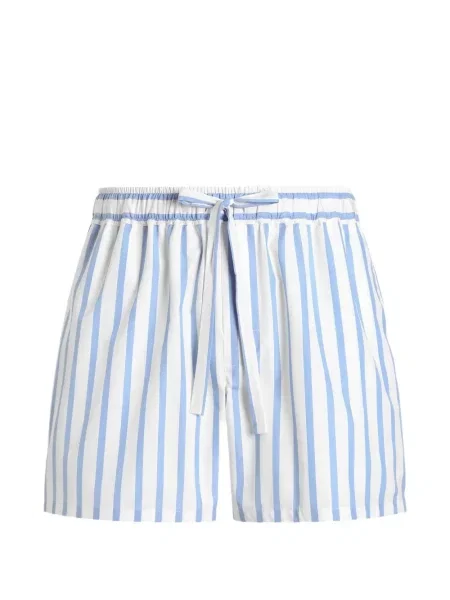 Șnur de strângere pantaloni scurți Dolce & Gabbana cu dungi alb