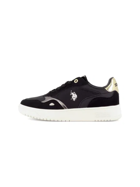 US POLO ASSN. Tenisky Kosmo zlatá černá
