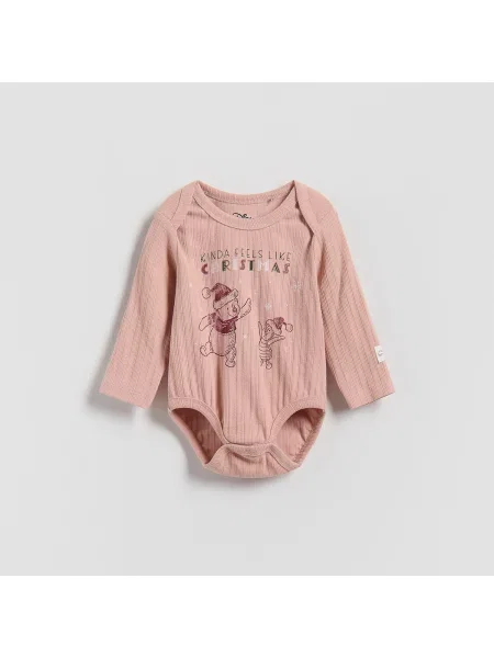 Reserved BABIES` BODY SUIT pudrově růžová