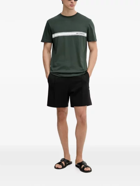 Tricou Karl Lagerfeld cu imagine verde
