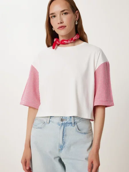 Happiness İstanbul Tricou roșu alb